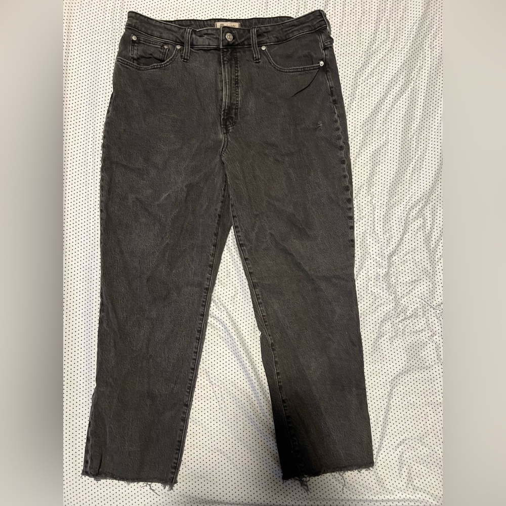 Madewell: Curvy Vintage Perfect Straight Jean, Raw Hem